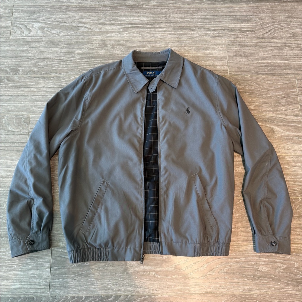 Polo Ralph Lauren Gray Men's Rain Jacket Medium